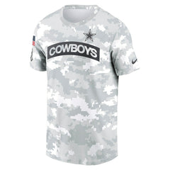 Dallas Cowboys 2024 Salute To Service Performance T-Shirt Arctic Camo - Nike