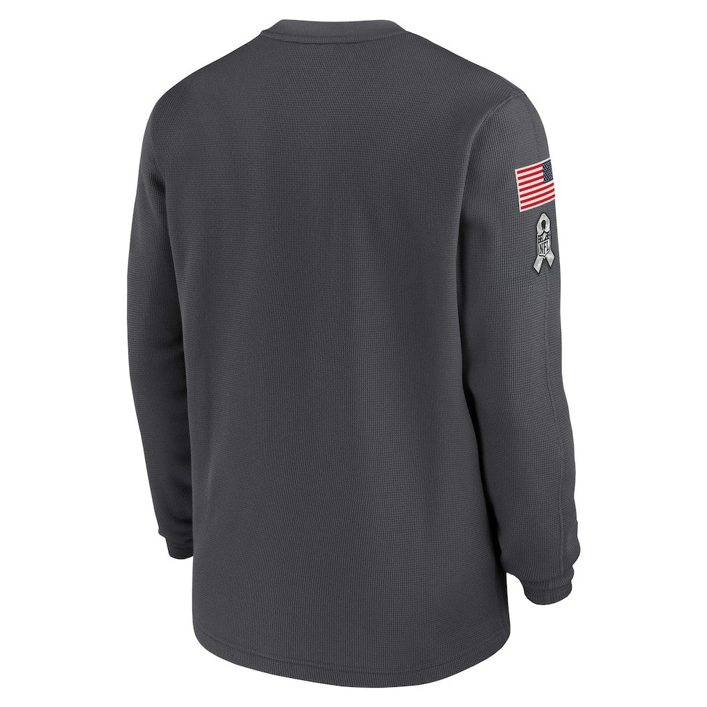 Dallas Cowboys 2024 Salute To Service Long Sleeve T-Shirt Anthracite - Nike