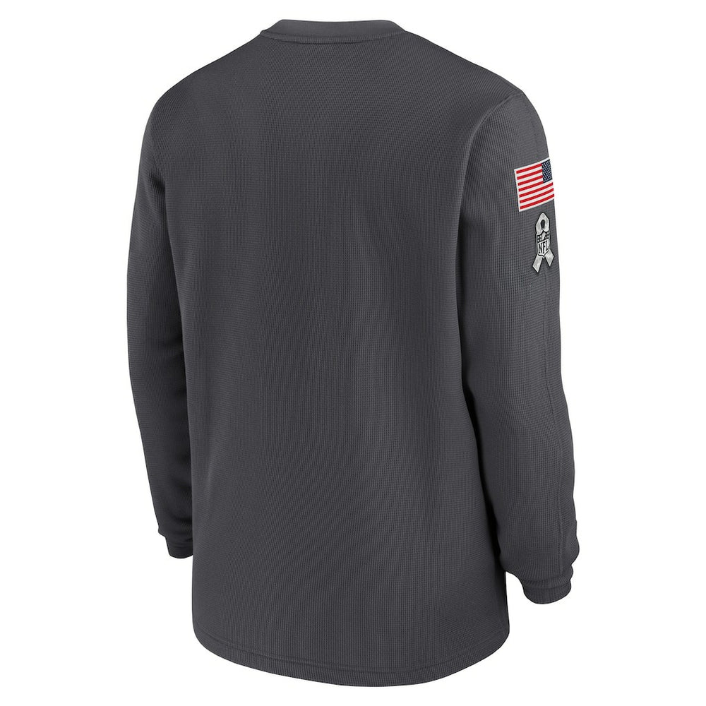 Dallas Cowboys 2024 Salute To Service Long Sleeve T-Shirt Anthracite - Nike