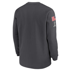 Dallas Cowboys 2024 Salute To Service Long Sleeve T-Shirt Anthracite - Nike
