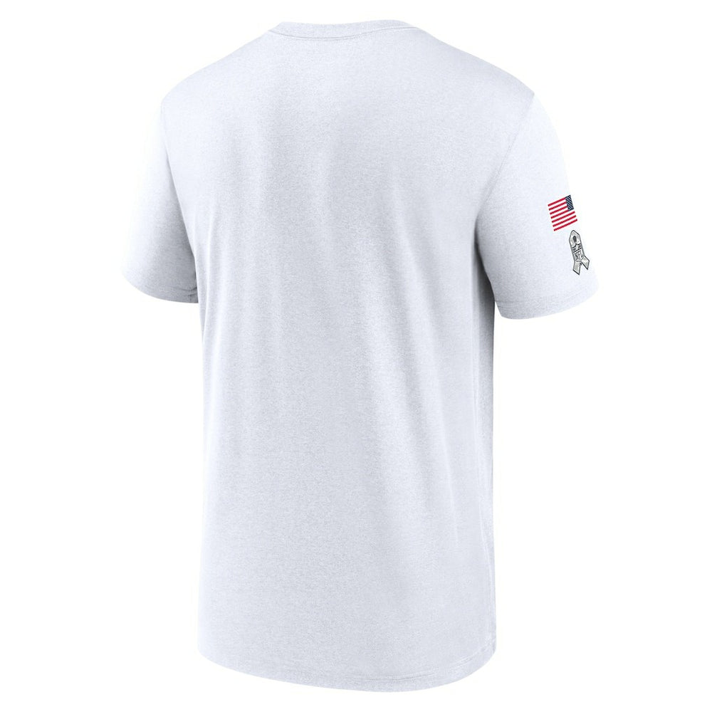 Dallas Cowboys 2024 Salute To Service Legend Performance T-Shirt White - Nike