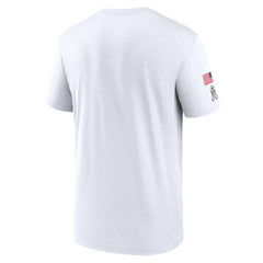 Dallas Cowboys 2024 Salute To Service Legend Performance T-Shirt White - Nike