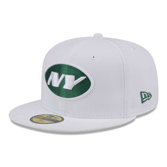 New York Jets New Era Omaha 59FIFTY Fitted Hat White - NFL