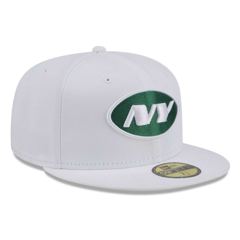 New York Jets New Era Omaha 59FIFTY Fitted Hat White - NFL
