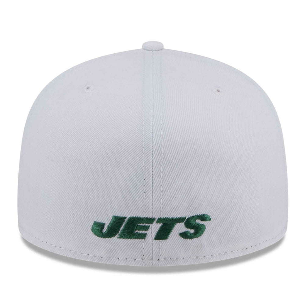 New York Jets New Era Omaha 59FIFTY Fitted Hat White - NFL