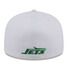 New York Jets New Era Wordmark Omaha 59FIFTY Fitted Hat White - NFL