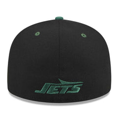 New York Jets New Era Flipside 2Tone 59FIFTY Fitted Hat Black/Green - NFL