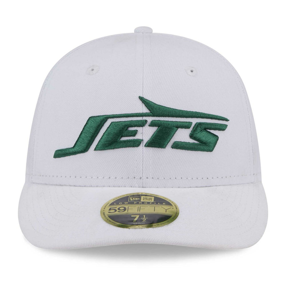 New York Jets New Era Wordmark Omaha Low Profile 59FIFTY Fitted Hat White - NFL