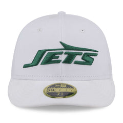 New York Jets New Era Wordmark Omaha Low Profile 59FIFTY Fitted Hat White - NFL