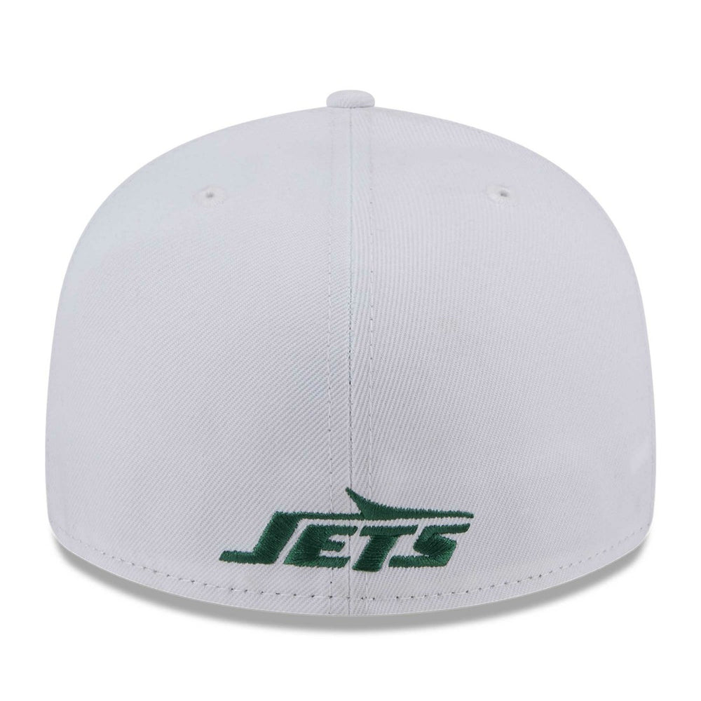 New York Jets New Era Wordmark Omaha Low Profile 59FIFTY Fitted Hat White - NFL