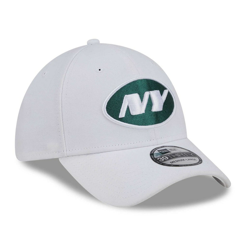 New York Jets New Era NFL Iced II 39THIRTY Flex Hat White - NFL