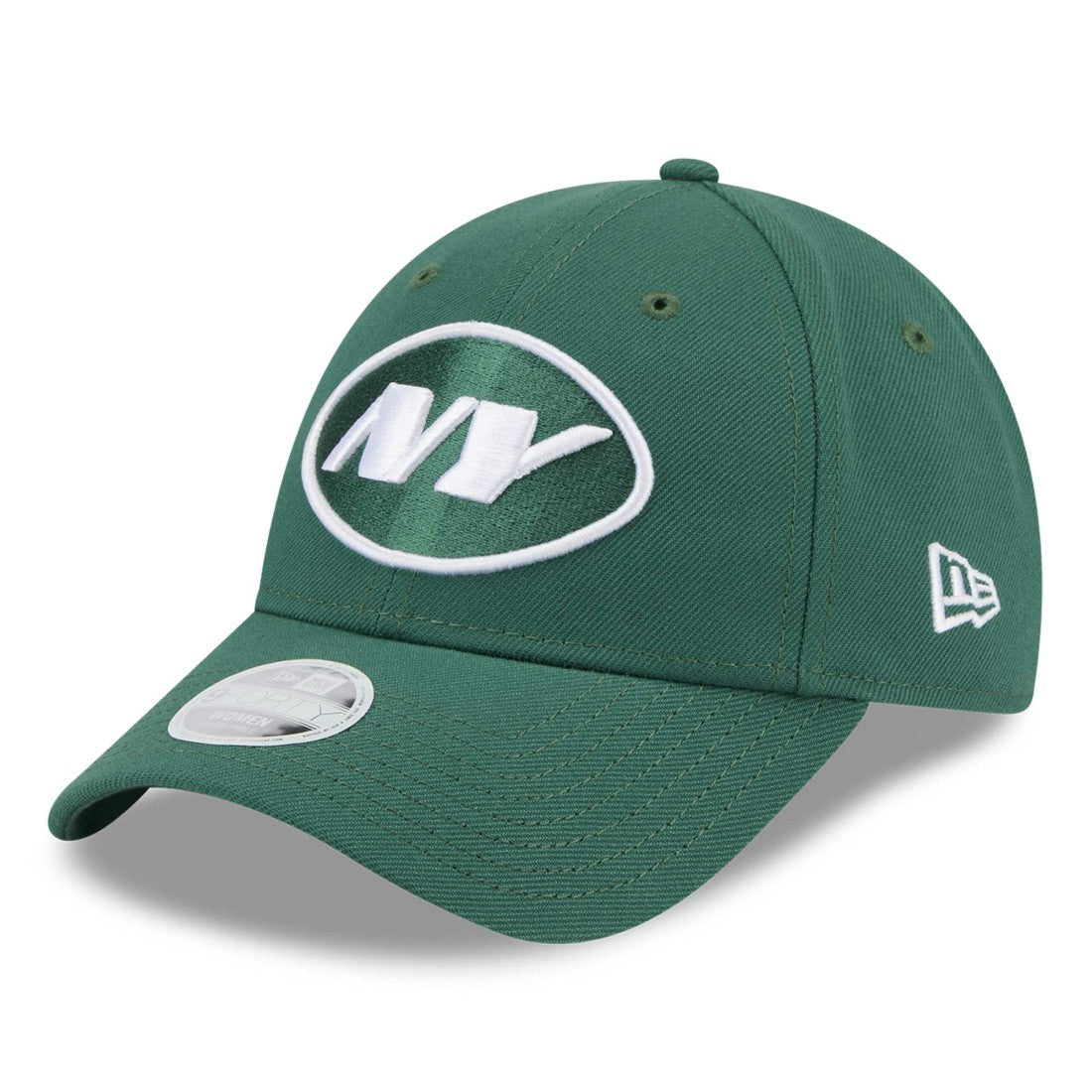 New York Jets New Era Women's Simple Adjustable 9FORTY Hat Green - NFL