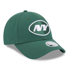 New York Jets New Era Women's Simple Adjustable 9FORTY Hat Green - NFL