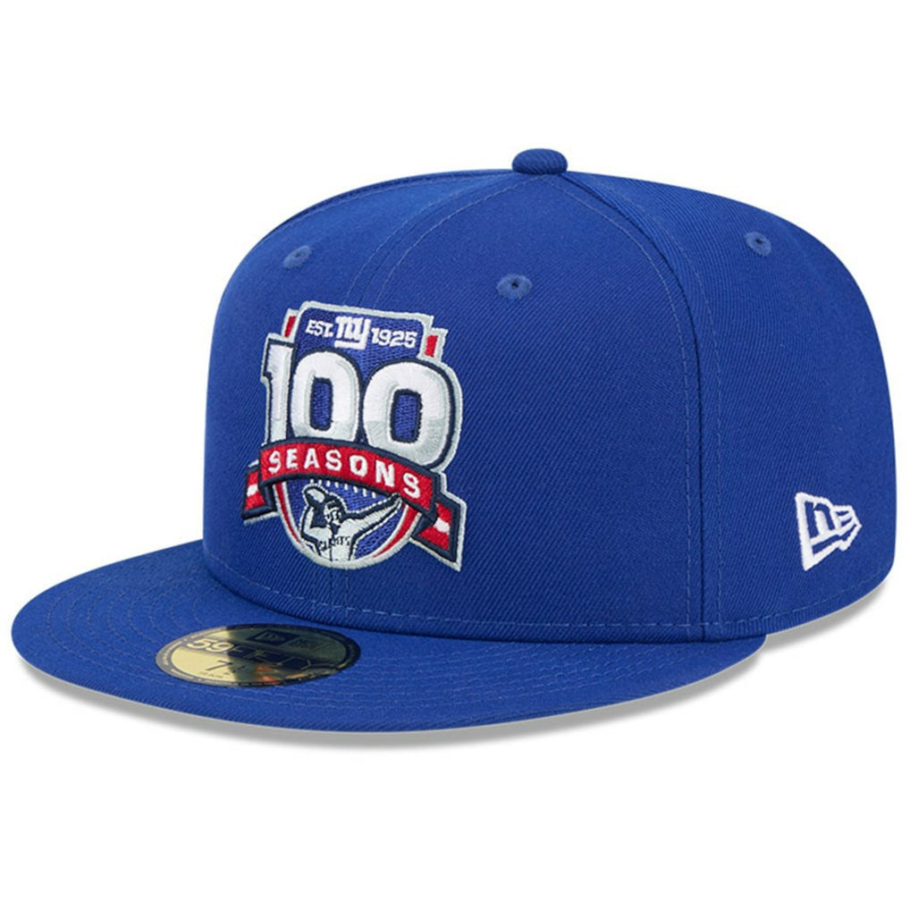 New York Giants New Era 100th Season 59FIFTY Fitted Hat Royal - NFL