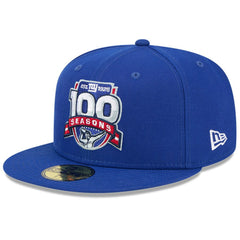 New York Giants New Era 100th Season 59FIFTY Fitted Hat Royal - NFL