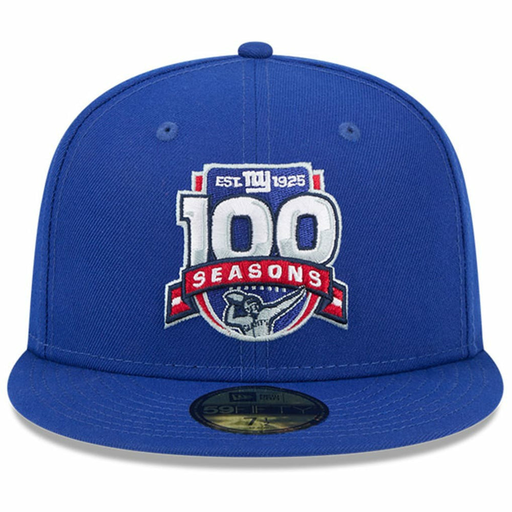 New York Giants New Era 100th Season 59FIFTY Fitted Hat Royal - NFL