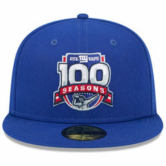 New York Giants New Era 100th Season 59FIFTY Fitted Hat Royal - NFL