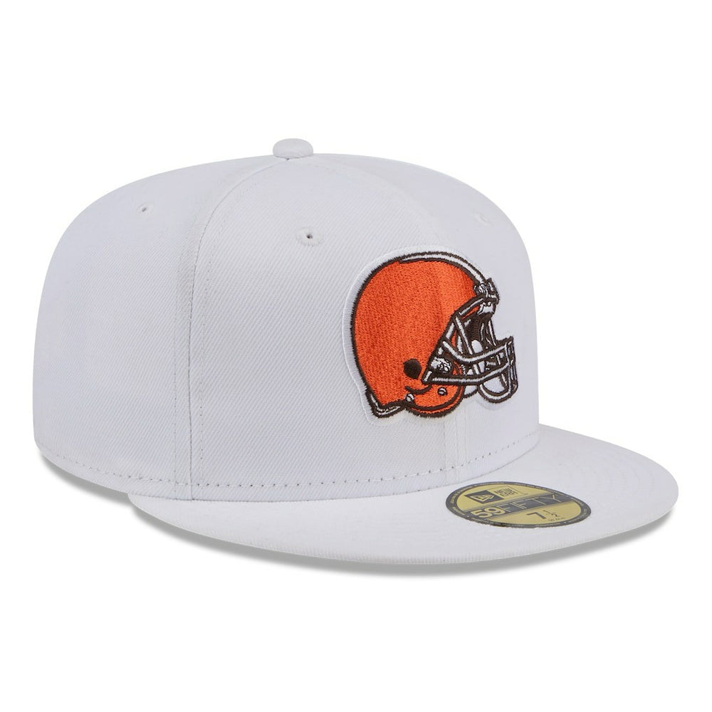 Cleveland Browns New Era Omaha 59FIFTY Fitted Hat White - NFL
