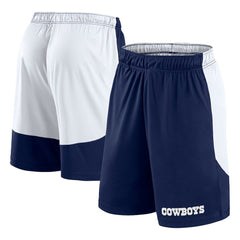 Dallas Cowboys Launch Shorts Navy/White - Fanatics
