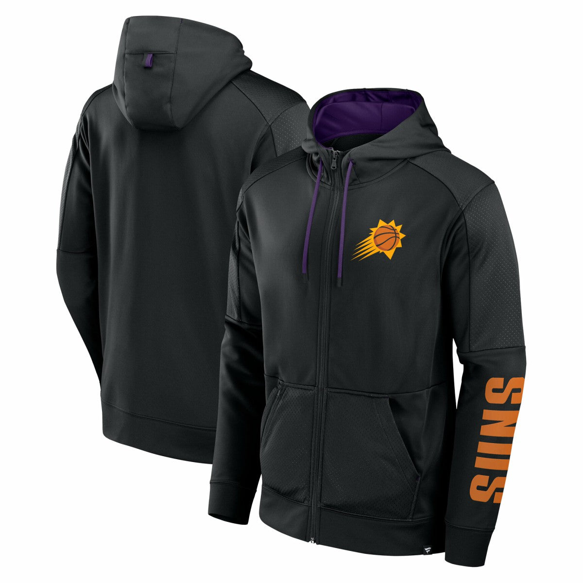 Fanatics - Phoenix Suns Baller Defender Performance Full-Zip Hoodie - Black