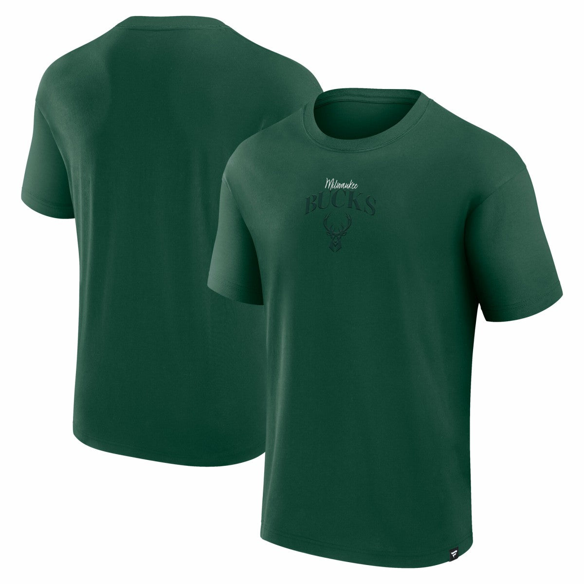 Fanatics - Milwaukee Bucks Crossover Collection Full Court Press T-Shirt - Hunter Green