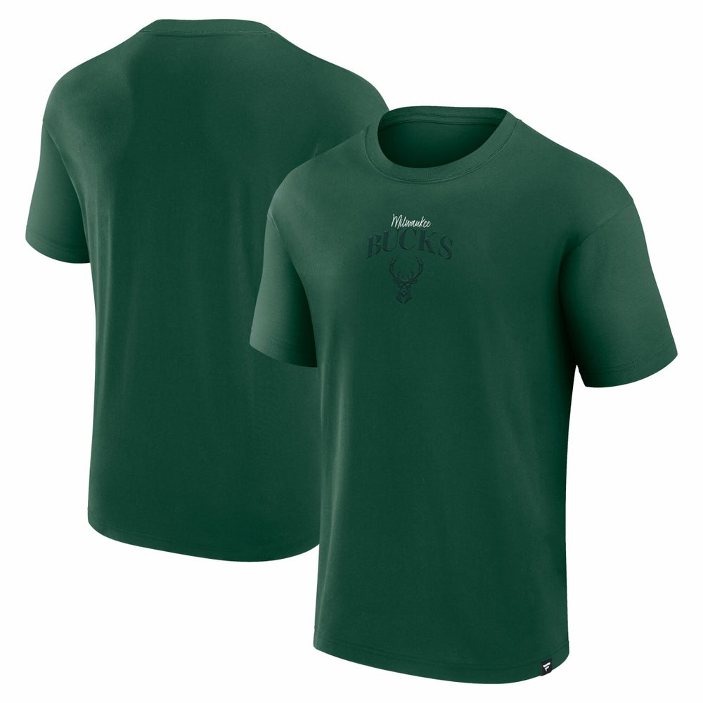 Fanatics - Milwaukee Bucks Crossover Collection Full Court Press T-Shirt - Hunter Green