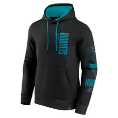 Fanatics - Charlotte Hornets Game Time Crossover Pullover Hoodie - Black