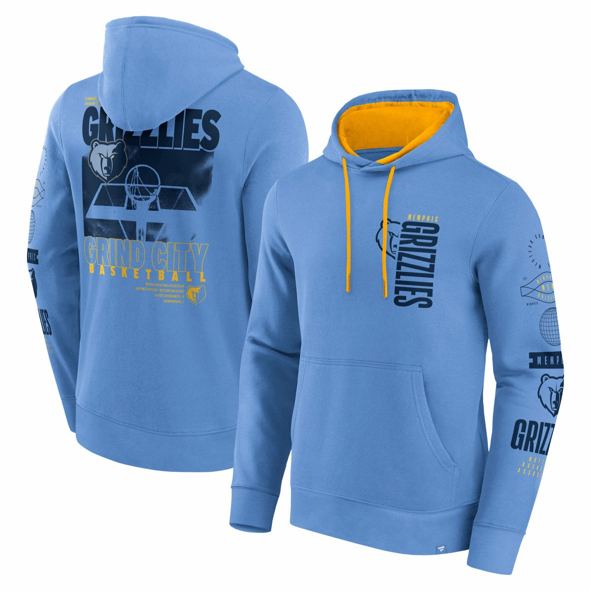 Fanatics - Memphis Grizzlies Game Time Crossover Pullover Hoodie - Blue