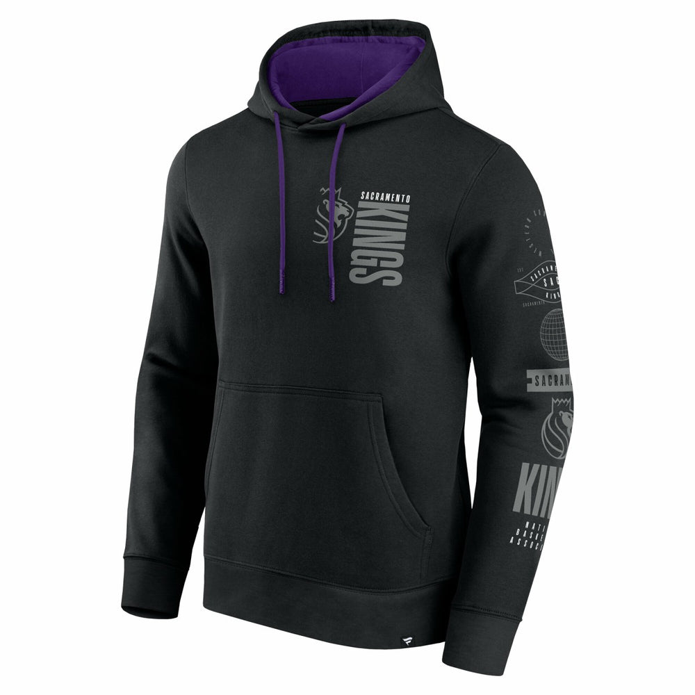 Fanatics - Sacramento Kings Game Time Crossover Pullover Hoodie - Black