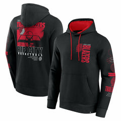 Fanatics - Portland Trail Blazers Game Time Crossover Pullover Hoodie - Black