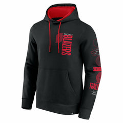 Fanatics - Portland Trail Blazers Game Time Crossover Pullover Hoodie - Black