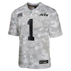 Sauce Gardner New York Jets Youth 2024 Salute to Service Game Jersey Arctic Camo - Nike