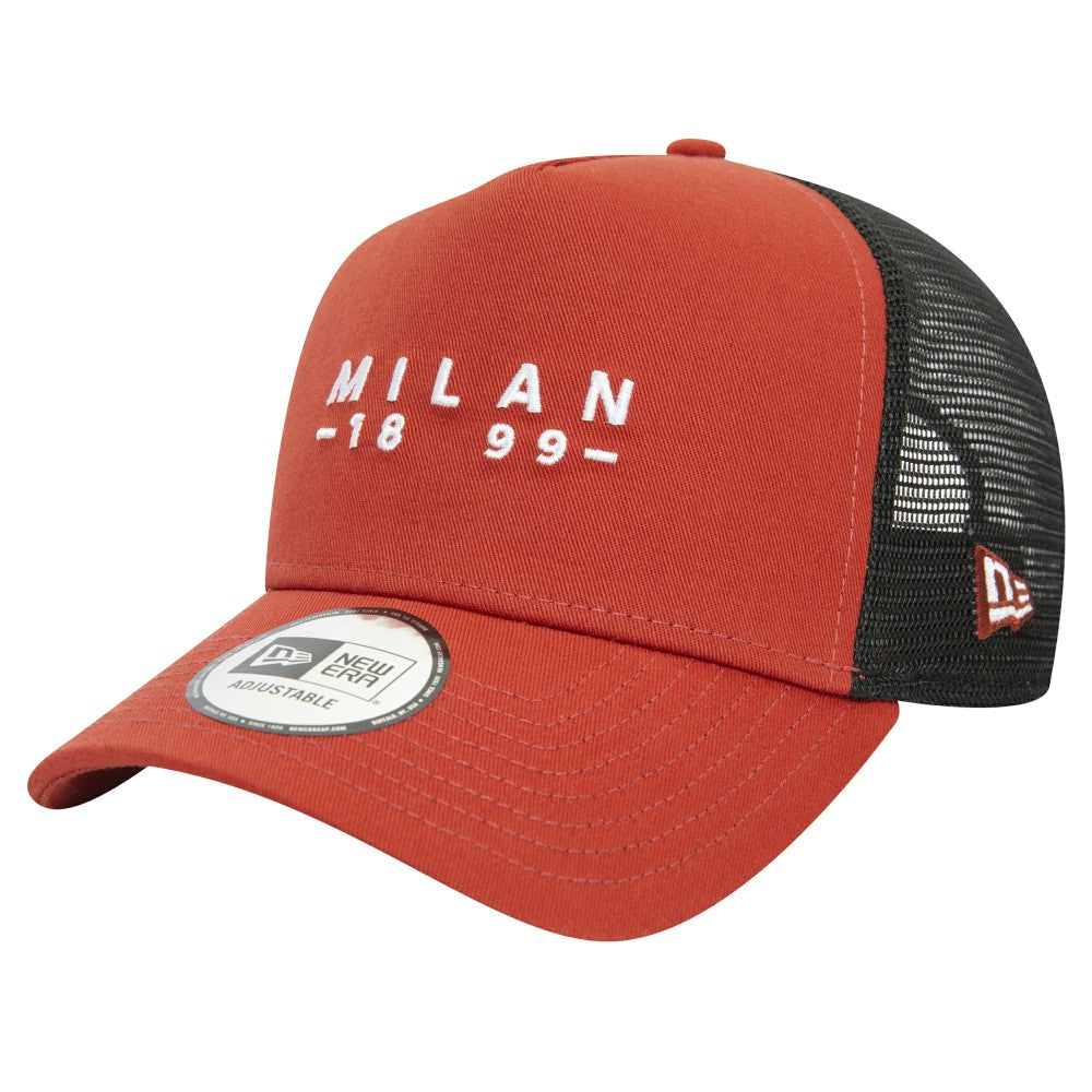 New Era AC Milan New Era 9FORTY A-Frame Trucker Adjustable Hat - Brown