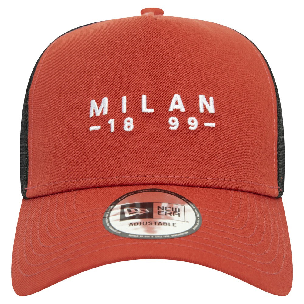 New Era AC Milan New Era 9FORTY A-Frame Trucker Adjustable Hat - Brown