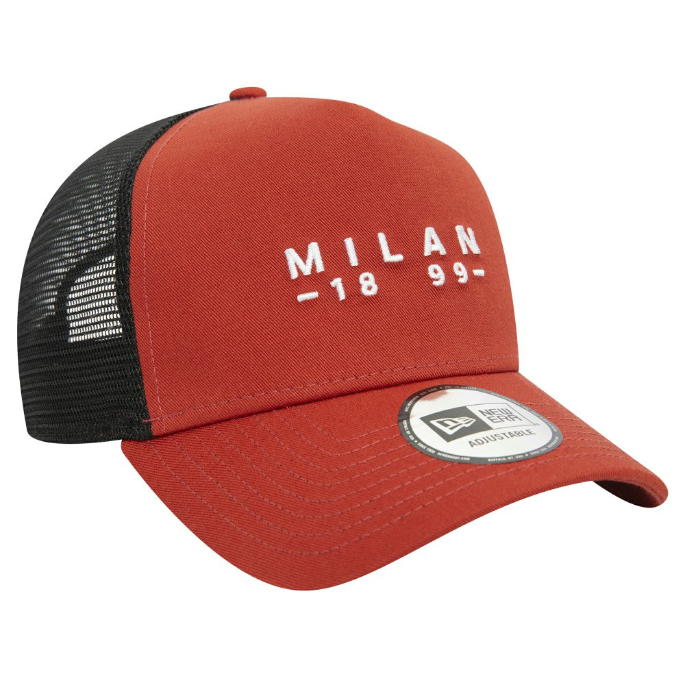 New Era AC Milan New Era 9FORTY A-Frame Trucker Adjustable Hat - Brown