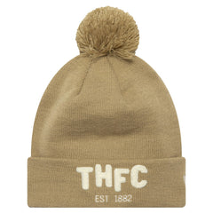 New Era Tottenham Hotspur New Era Boucle Cuffed Knit Hat with Pom - Tan