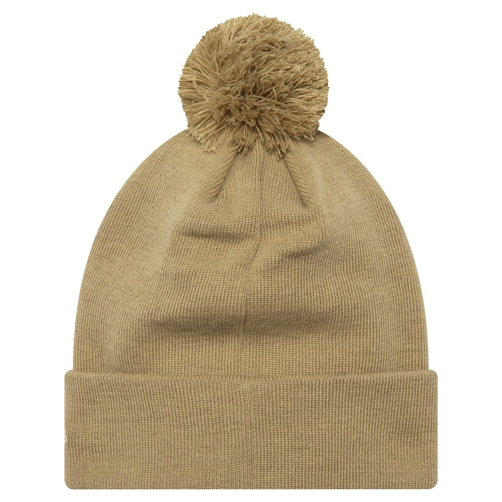 New Era Tottenham Hotspur New Era Boucle Cuffed Knit Hat with Pom - Tan