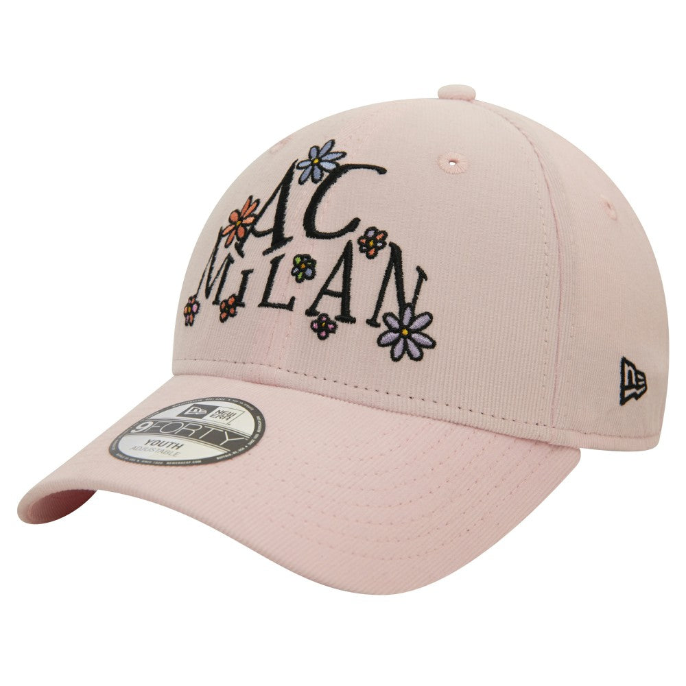 New Era AC Milan New Era Youth Needle Corduroy 9FORTY Adjustable Hat - Light Pink