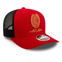 New Era AC Milan New Era Heritage Gold Original Fit 9FIFTY Stretch-Snap Hat - Red