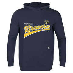 Milwaukee Brewers Levelwear  Relay 2.0 Retro Pullover Hoodie Lifestyle