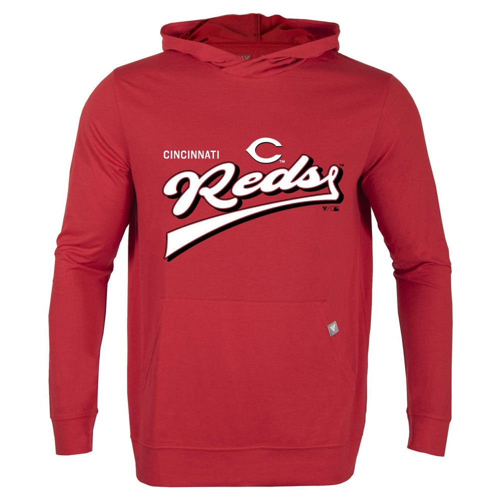 Cincinnati Reds Levelwear  Relay 2.0 Retro Pullover Hoodie Lifestyle