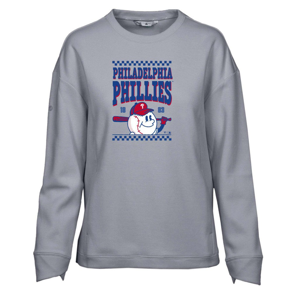 Philadelphia Phillies Levelwear Women's  Fiona Inaugural Pullover Sweatshirt Near Me