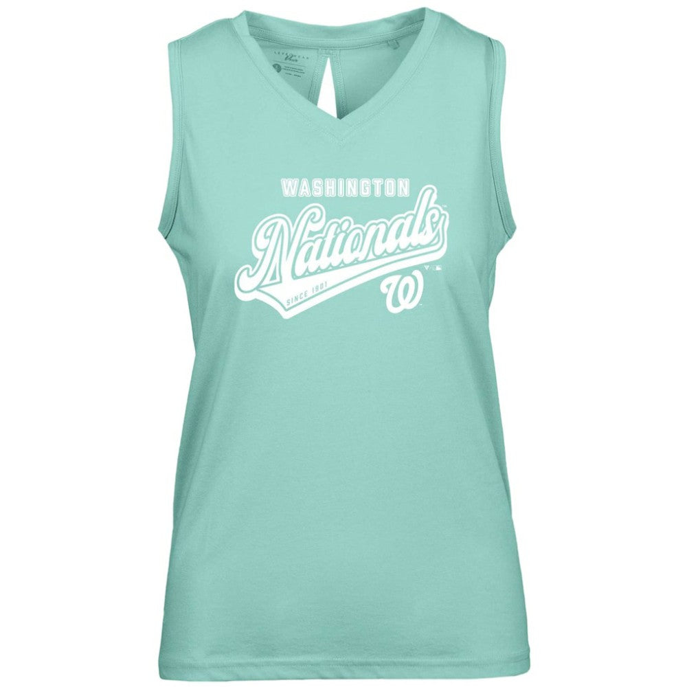 Washington Nationals Levelwear Women's  Paisley Sweep V-Neck Tank Top Online