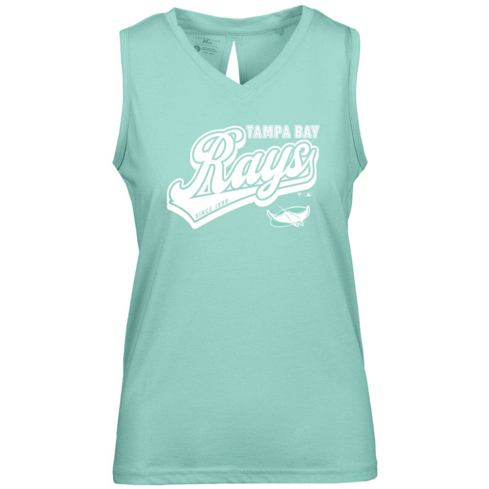 Tampa Bay Rays Levelwear Women's  Paisley Sweep V-Neck Tank Top Clearance