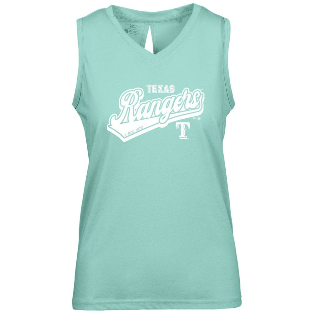 Texas Rangers Levelwear Women's  Paisley Sweep V-Neck Tank Top Near Me