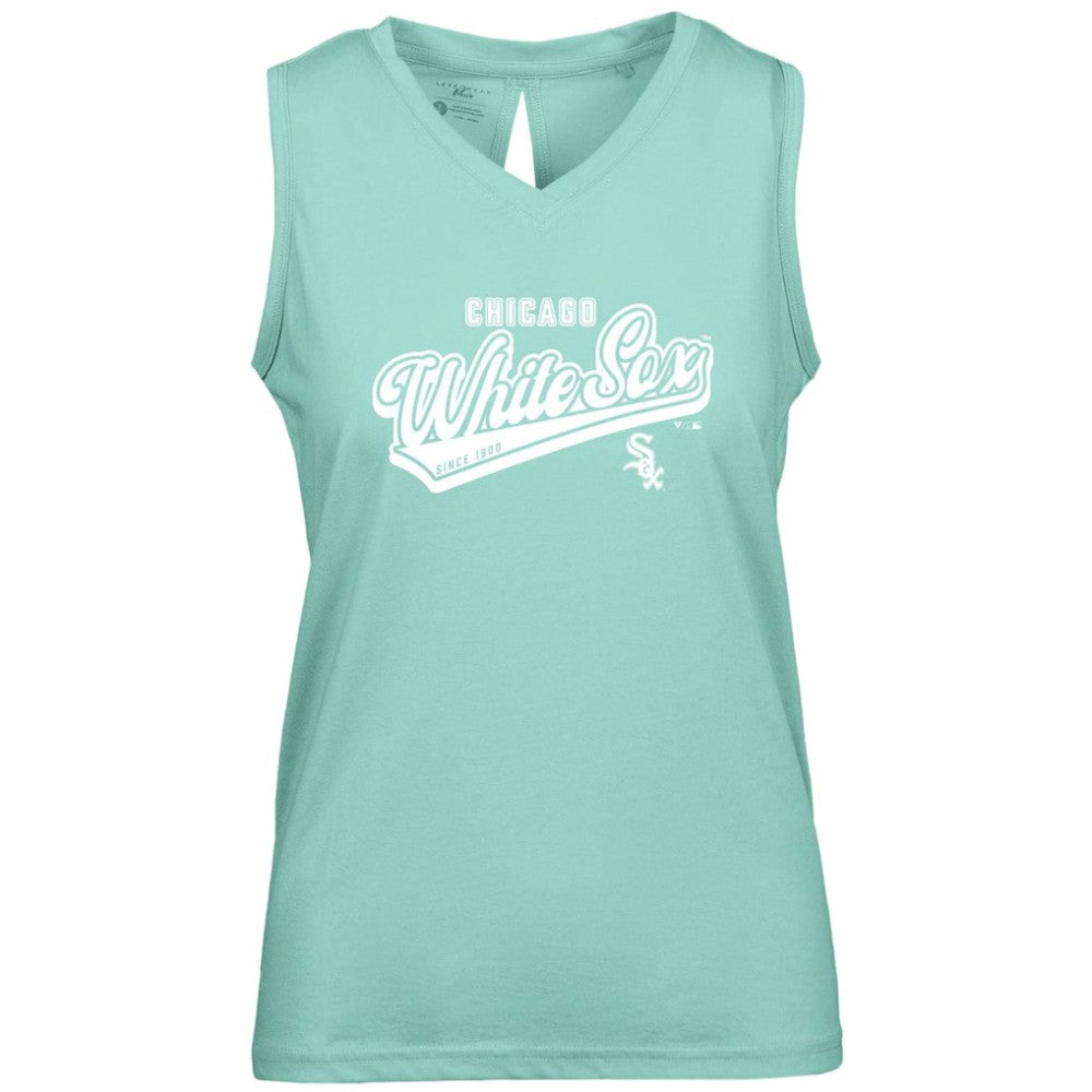 Chicago White Sox Levelwear Women's  Paisley Sweep V-Neck Tank Top On Sale