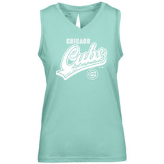 Chicago Cubs Levelwear Women's  Paisley Sweep V-Neck Tank Top Online