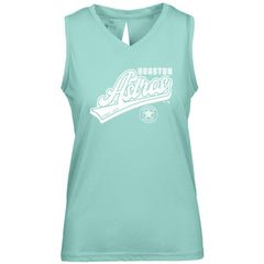 Houston Astros Levelwear Women's  Paisley Sweep V-Neck Tank Top Clearance