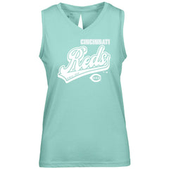 Cincinnati Reds Levelwear Women's  Paisley Sweep V-Neck Tank Top On Sale