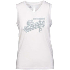 Pittsburgh Pirates Levelwear Women's  Paisley Sweep V-Neck Tank Top Clearance